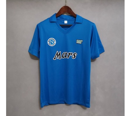 Napoli 89/90 Home Blue Soccer Jersey